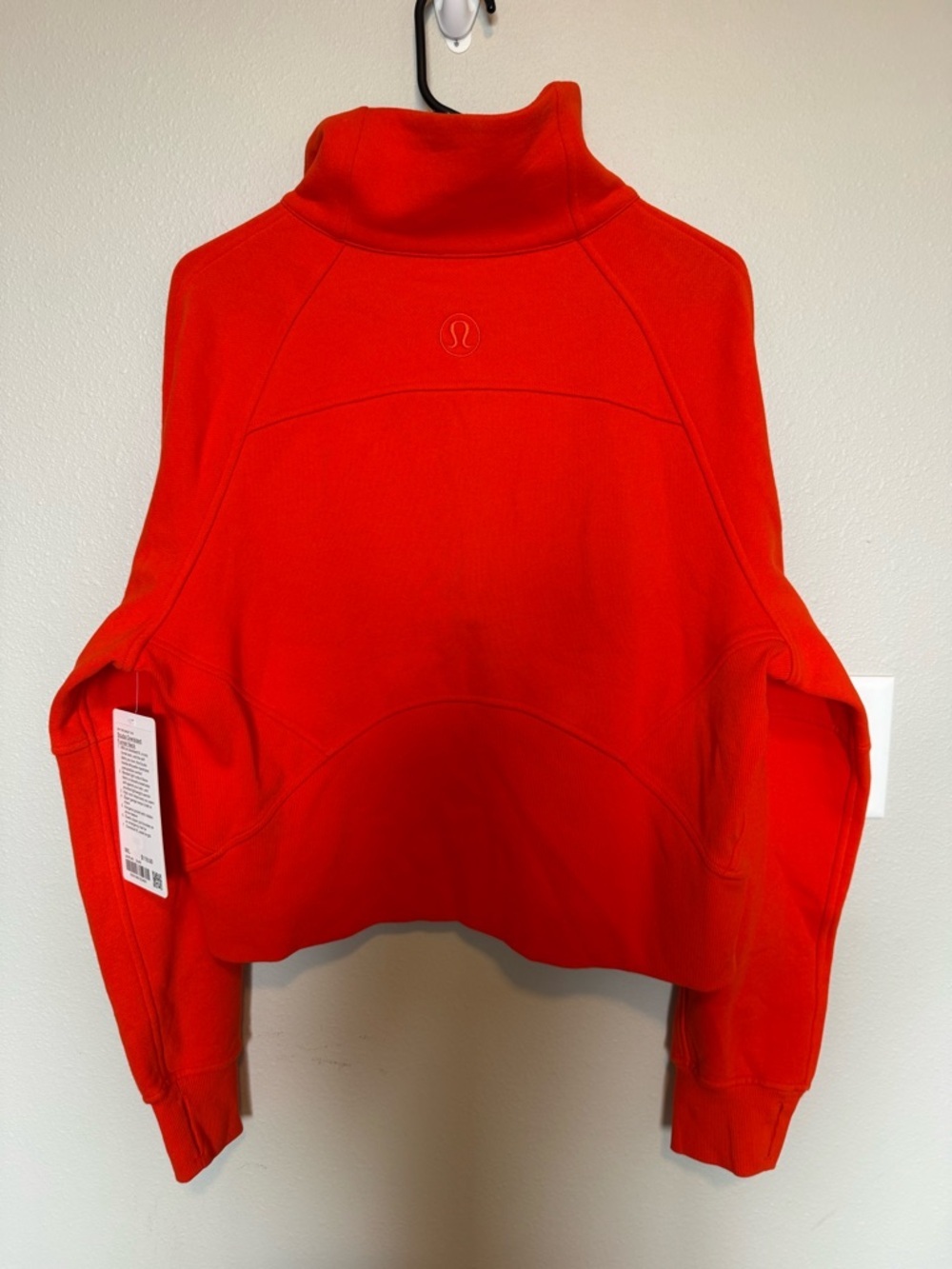 Lululemon Scuba Oversized Funnel Neck Half-Zip NWT Size M/L Solar Orange - Picture 14 of 14